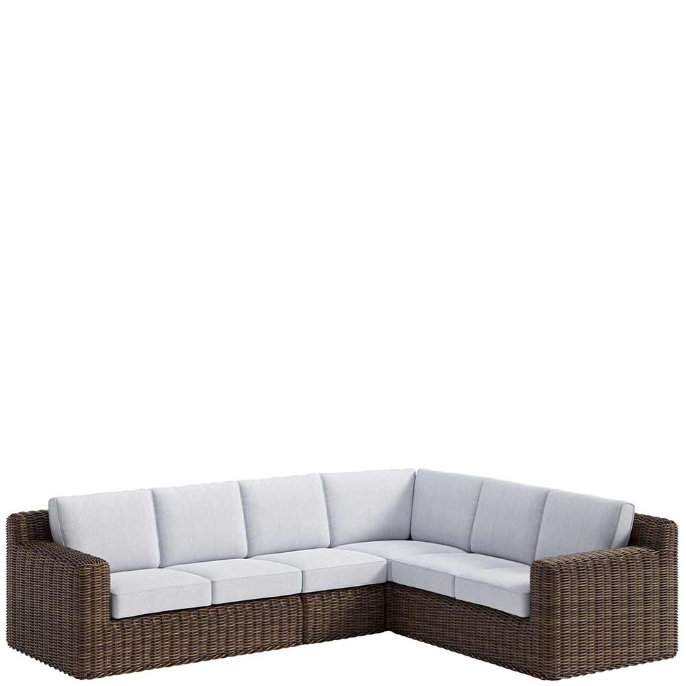 Plank & Hide - Cade 4-Piece Sectional Deep Seating Plank & Hide