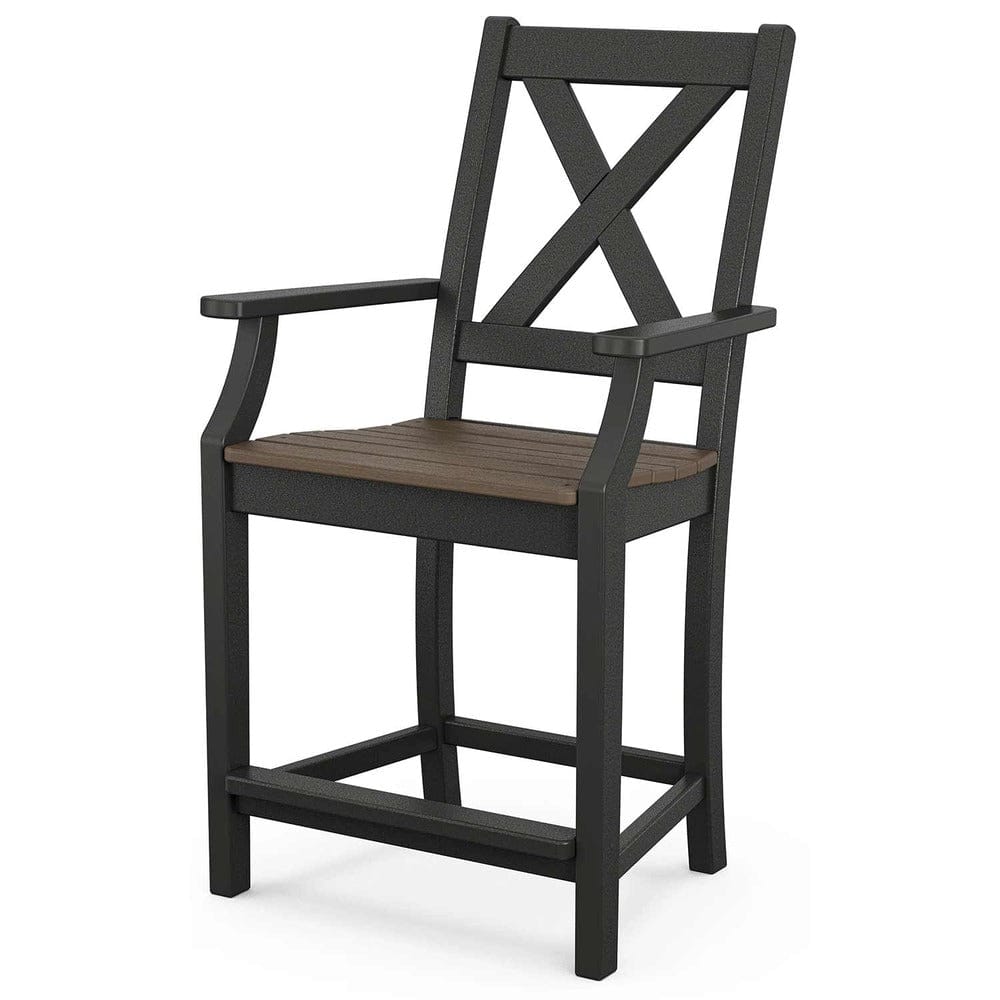 POLYWOOD® Braxton Counter Arm Chair - Select Accents - TGD281 Chair POLYWOOD®