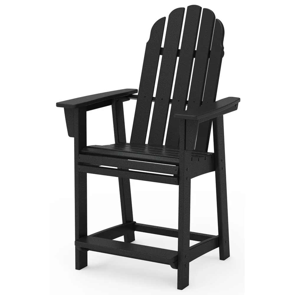 POLYWOOD® Vineyard Curveback Adirondack Counter Chair - ADD601
