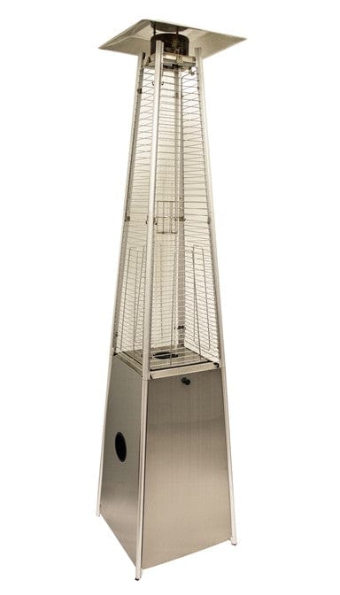 AZ Patio Heaters - Tall Quartz Glass Tube Heater - Stainless Steel - HLDS01-GTSS Patio Heaters AZ Patio Heaters