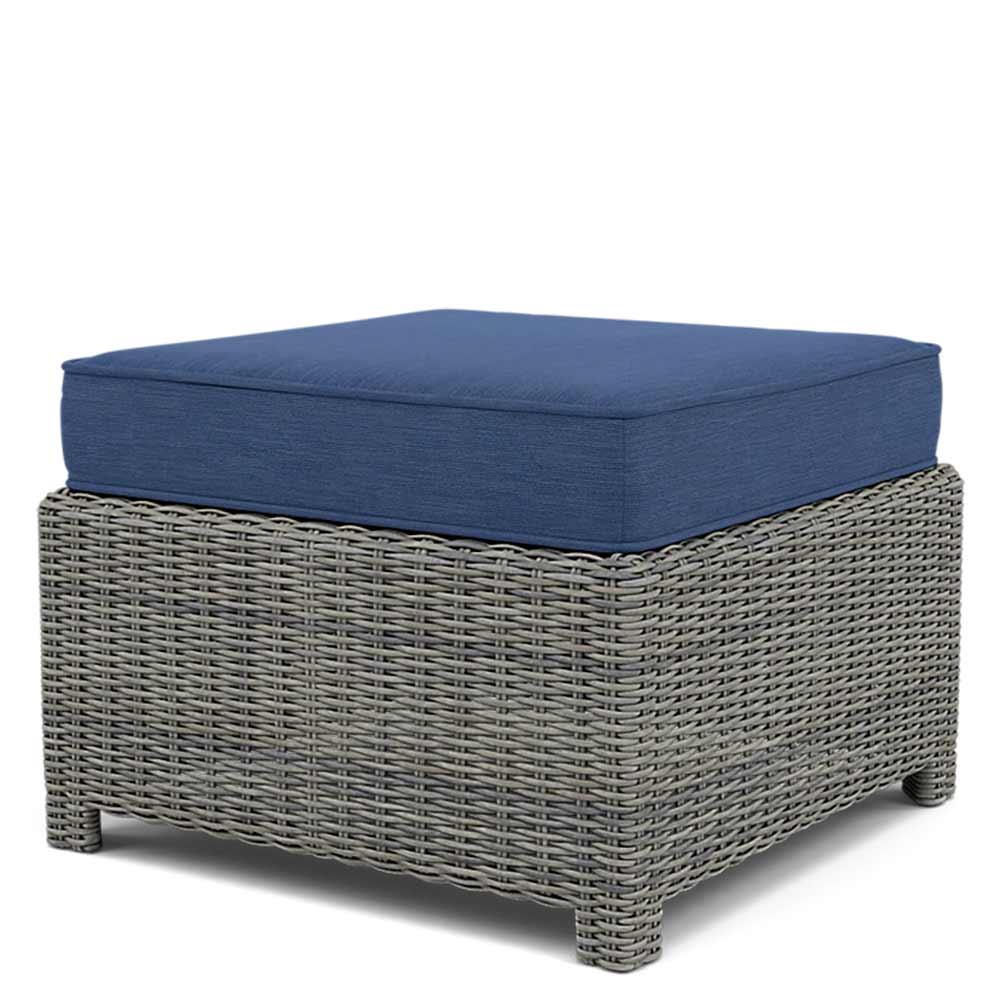 North Cape Wicker - Bainbridge Square Ottoman