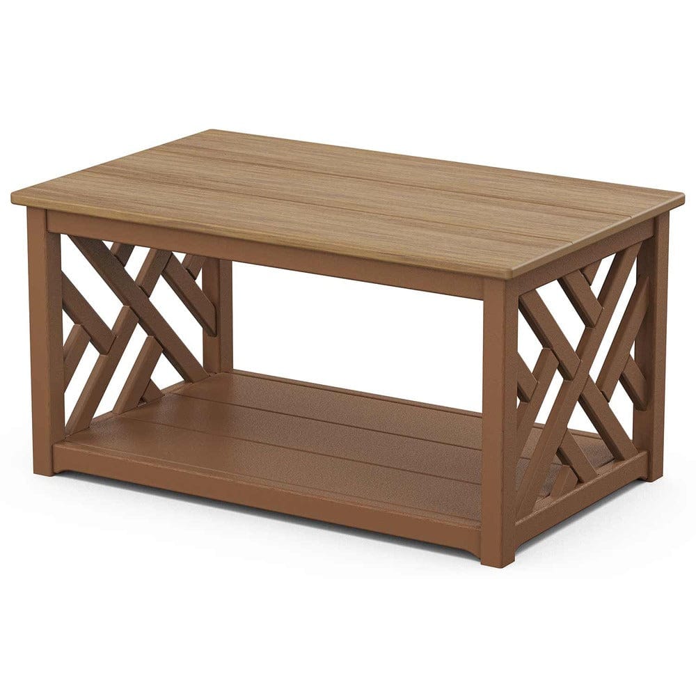 POLYWOOD® Chippendale Coffee Table - Select Accents - CT2P23362 Outdoor Coffee Table POLYWOOD®
