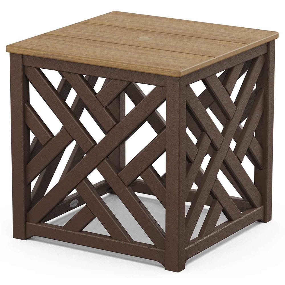 POLYWOOD® Chippendale Umbrella Stand Accent Table - Select Accents - CT4P232U End Table POLYWOOD®