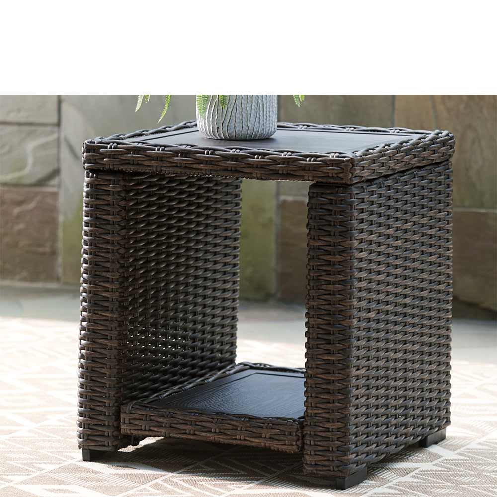 Ashley Furniture - Grasson Lane Outdoor End Table End Table Ashley Furniture
