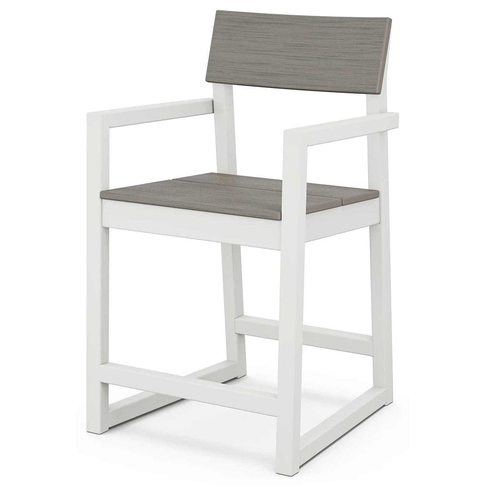 POLYWOOD® EDGE Counter Arm Chair - Select Accents - EMD201
