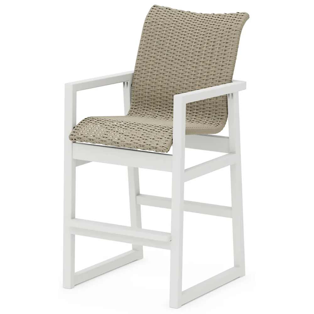 POLYWOOD® EDGE Woven Bar Arm Chair - EMD242