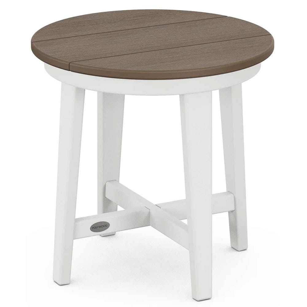 OLYWOOD® Newport 19" Round End Table - Select Accents - CTR19 End Table POLYWOOD®