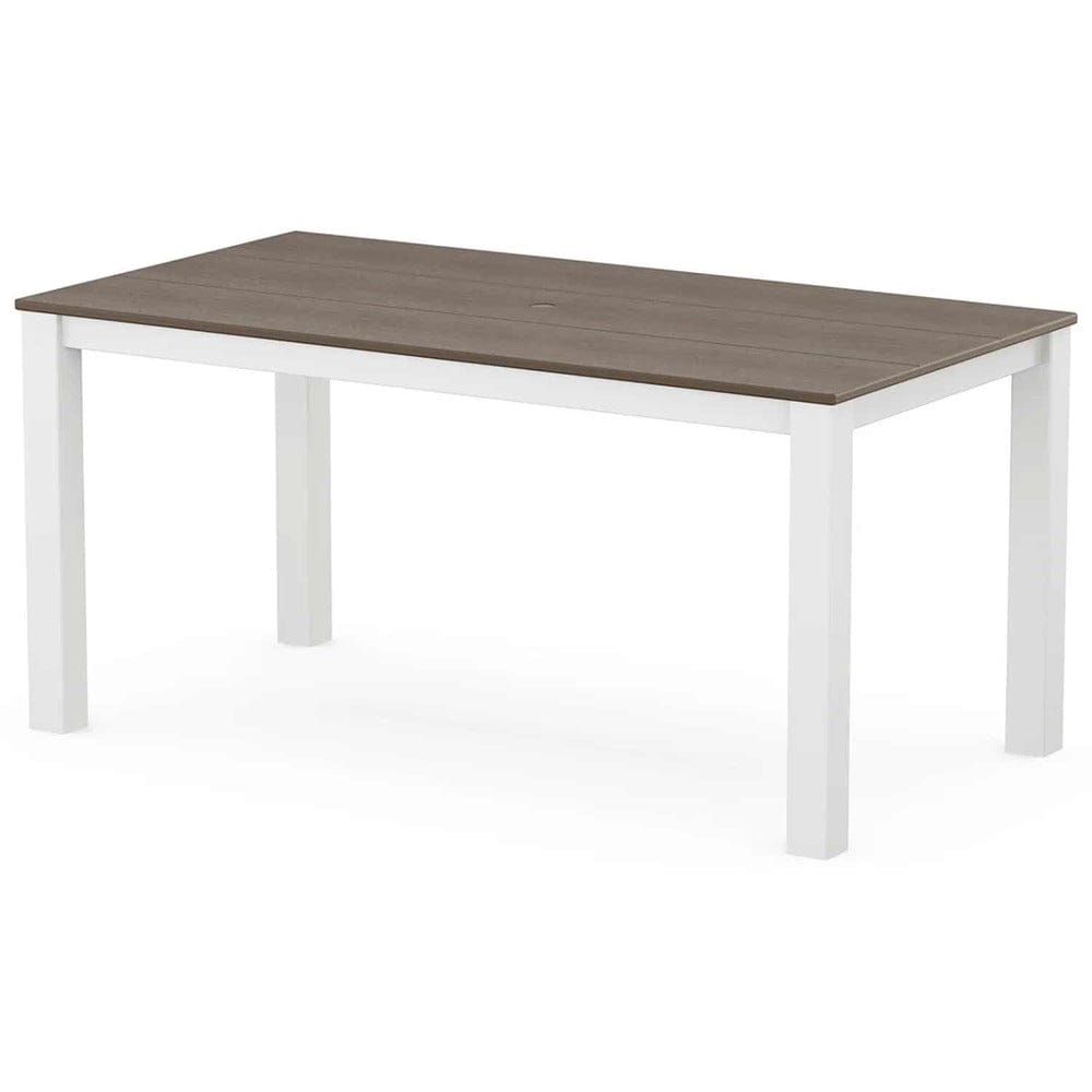 POLYWOOD® Studio Parsons 34" X 64" Dining Table - Select Accents - DT3464-T14