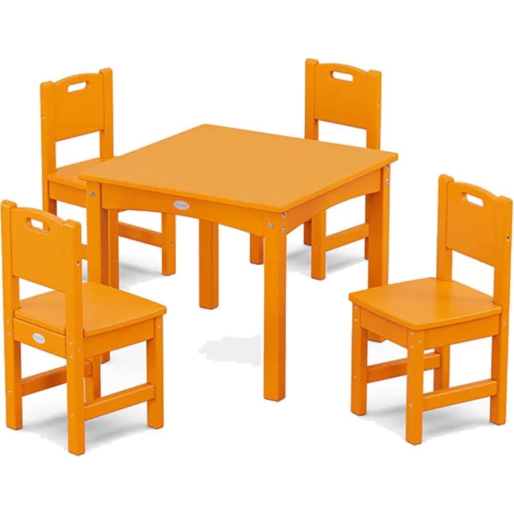 POLYWOOD® Toddler 5-Piece Dining Set - PWS2712-1