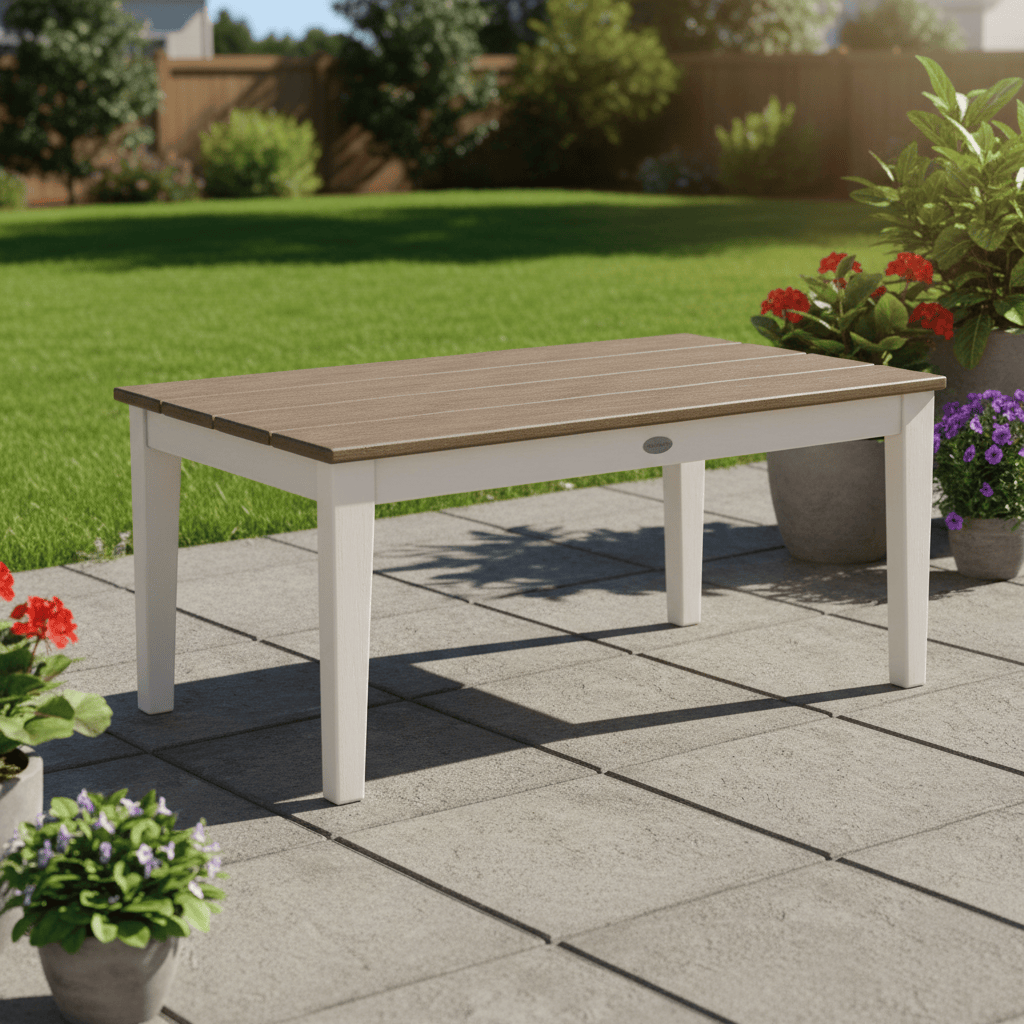 POLYWOOD® Newport 22" x 36" Coffee Table - Select Accents - CT2236 Coffee Table POLYWOOD®