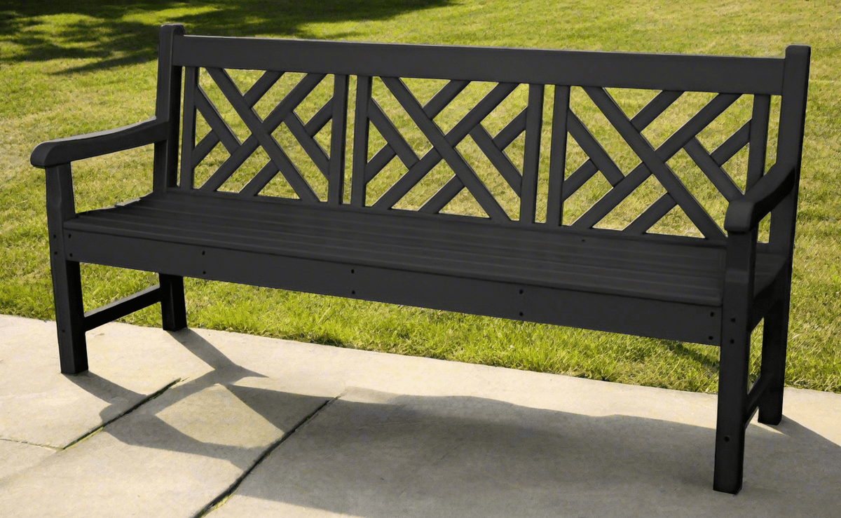 POLYWOOD® Rockford 72&quot; Chippendale Bench - RKCB72