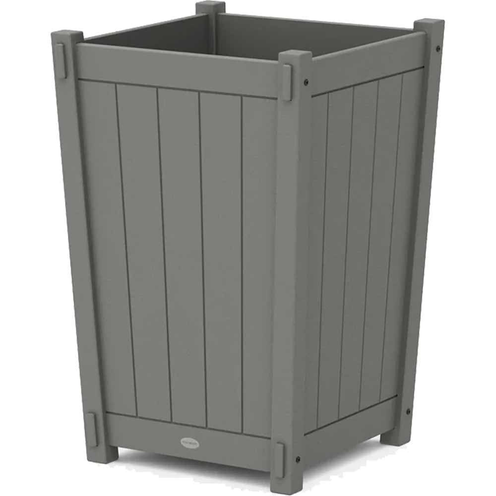 POLYWOOD® Vineyard Large Tapered Square Planter Box - 6317A Planter POLYWOOD®