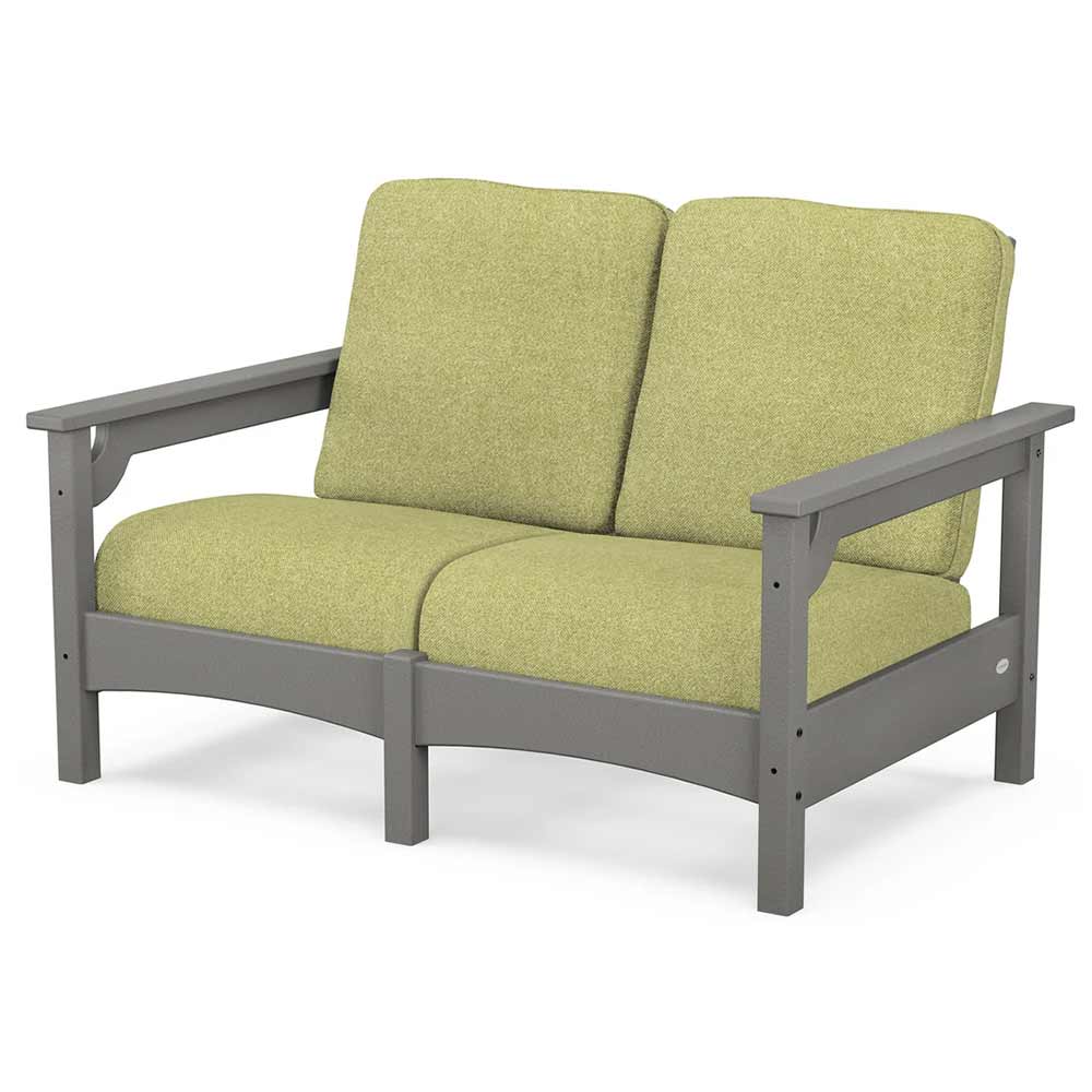 POLYWOOD® - Club Loveseat - PWCLC47GY Outdoor Furniture POLYWOOD®
