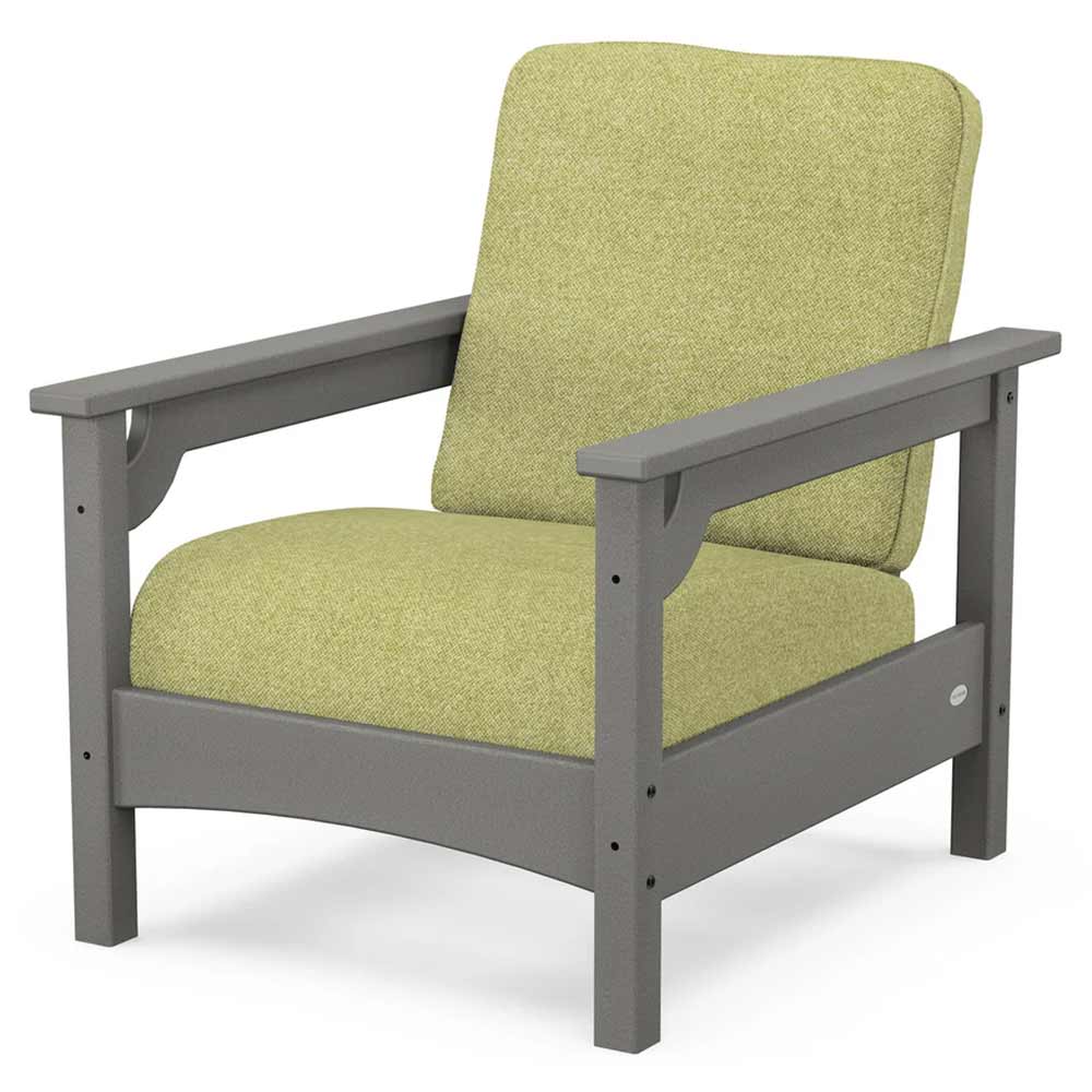 POLYWOOD® - Club Chair - PWCLC23GY Outdoor Furniture POLYWOOD®