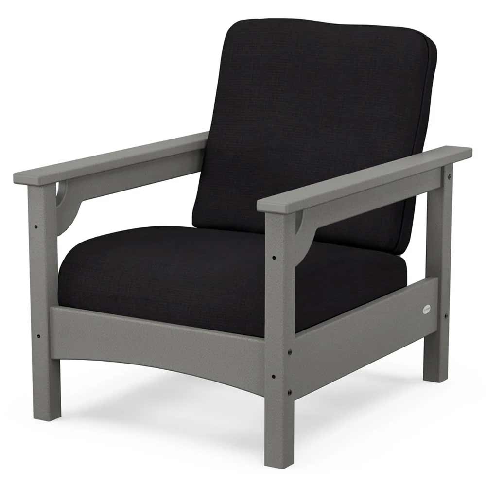 POLYWOOD® - Club Chair - PWCLC23GY Outdoor Furniture POLYWOOD®