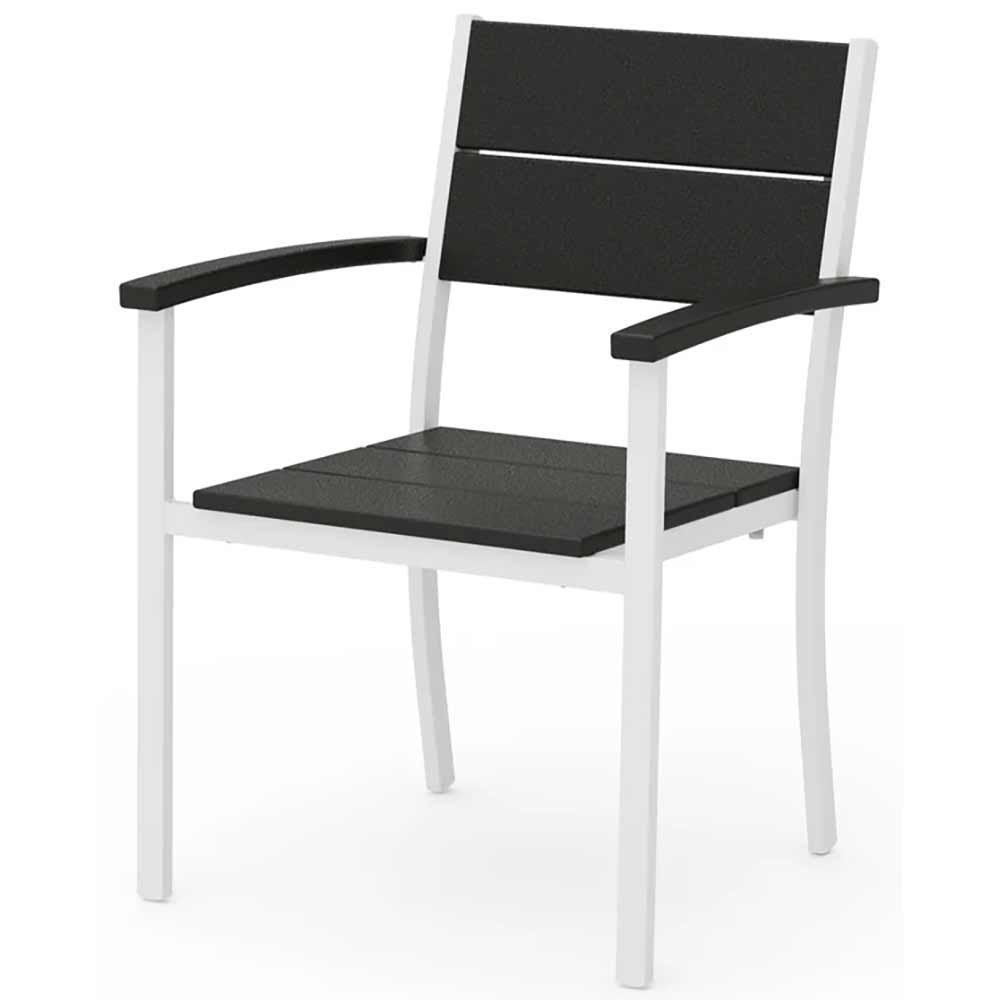 POLYWOOD® - Main Street Stacking Dining Arm Chair - AL210 Outdoor Furniture POLYWOOD®