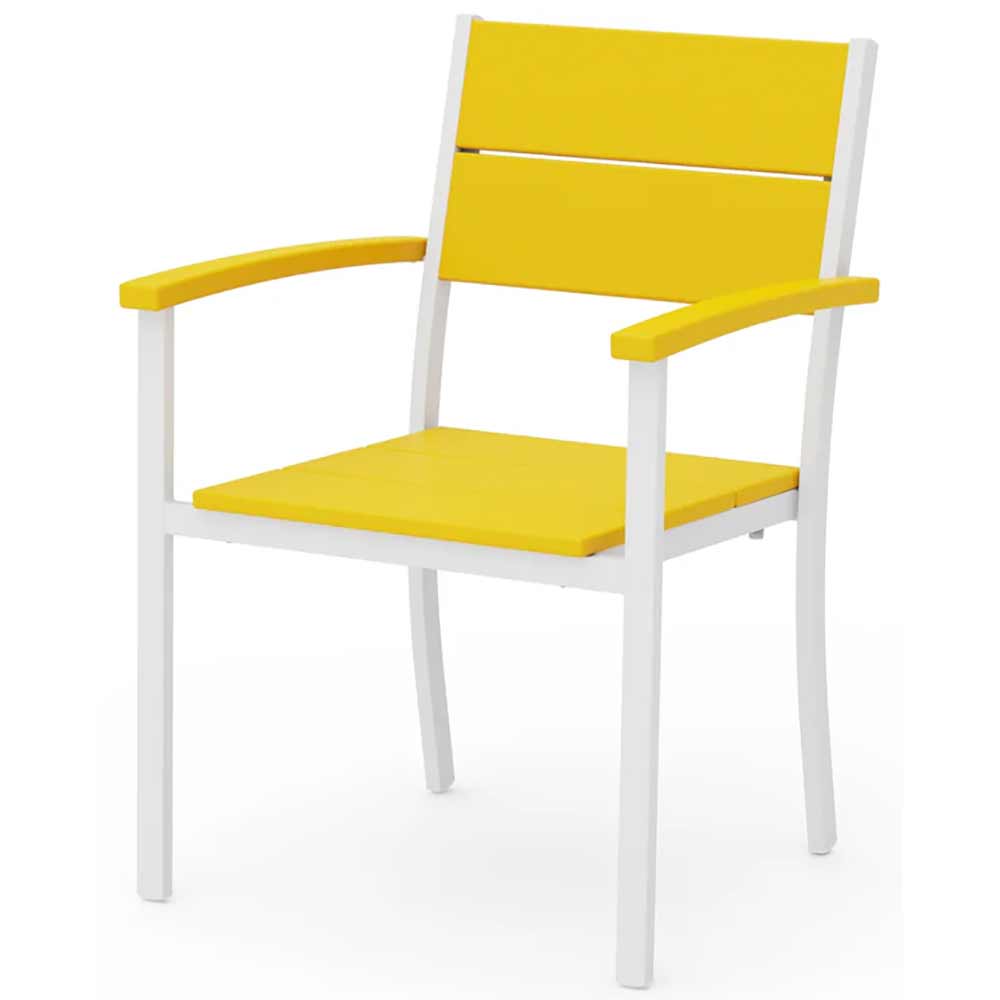 POLYWOOD® - Main Street Stacking Dining Arm Chair - AL210 Outdoor Furniture POLYWOOD®