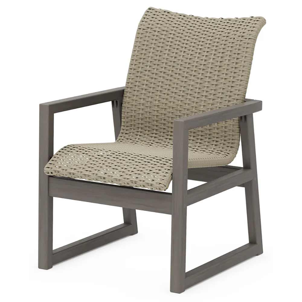 POLYWOOD® EDGE Woven Dining Arm Chair - EMD240