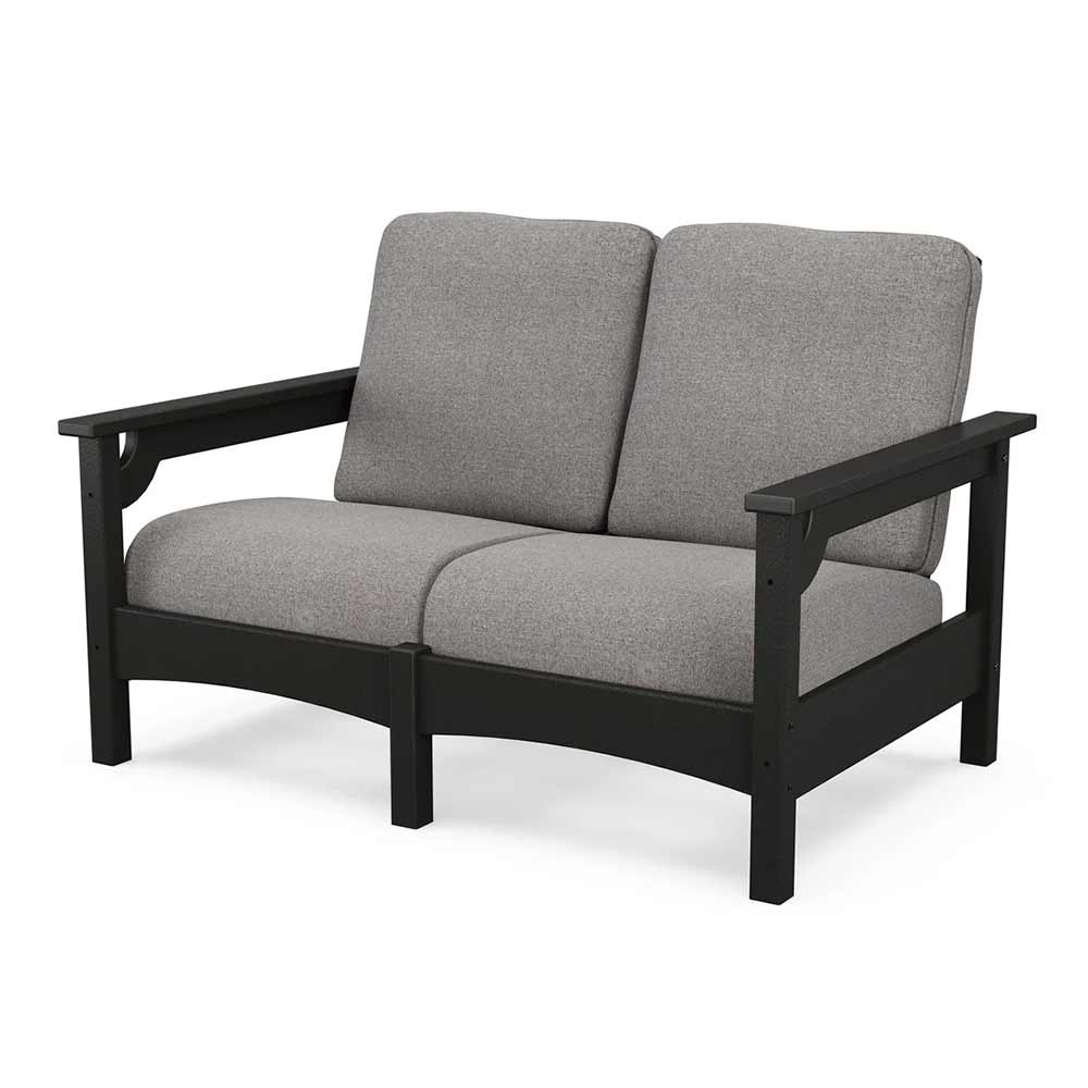 POLYWOOD® - Club Loveseat - PWCLC47GY Outdoor Furniture POLYWOOD®