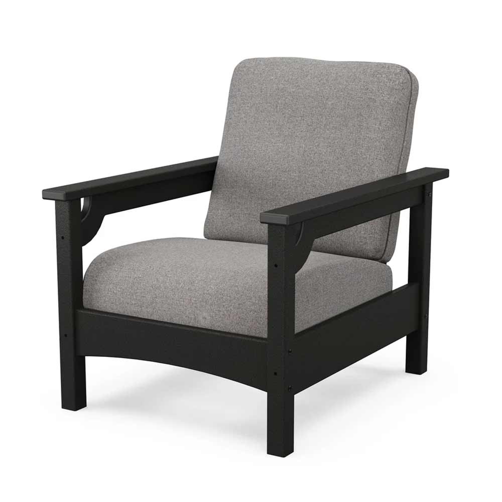 POLYWOOD® - Club Chair - PWCLC23GY Outdoor Furniture POLYWOOD®