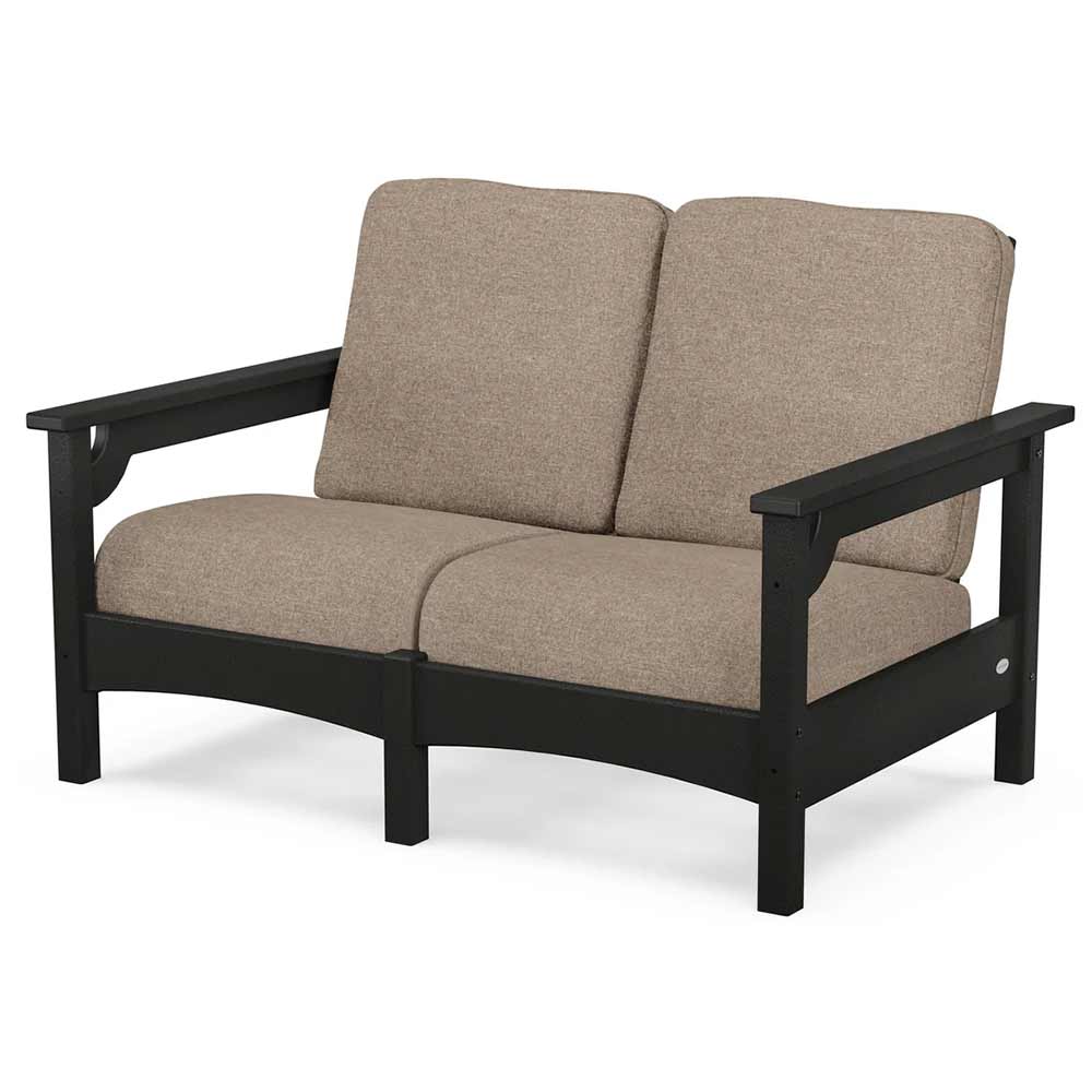 POLYWOOD® - Club Loveseat - PWCLC47GY Outdoor Furniture POLYWOOD®
