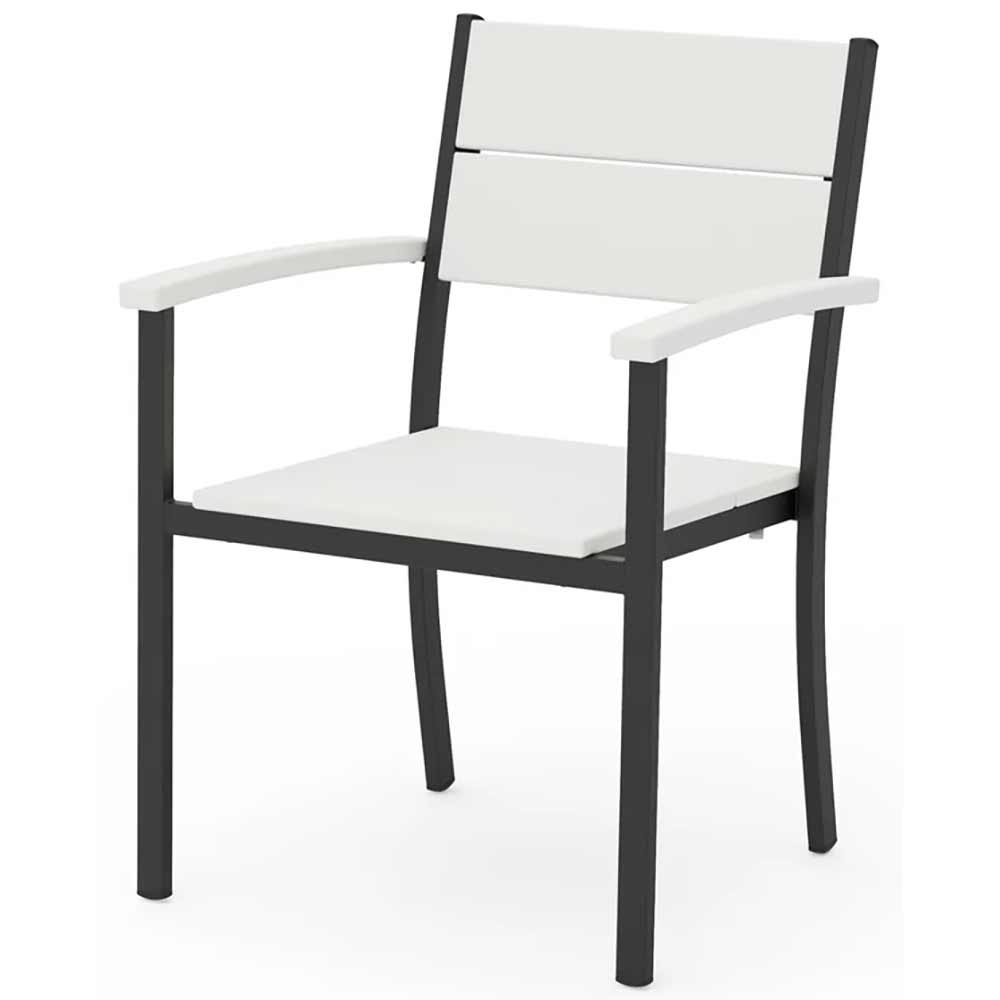 POLYWOOD® - Main Street Stacking Dining Arm Chair - AL210 Outdoor Furniture POLYWOOD®