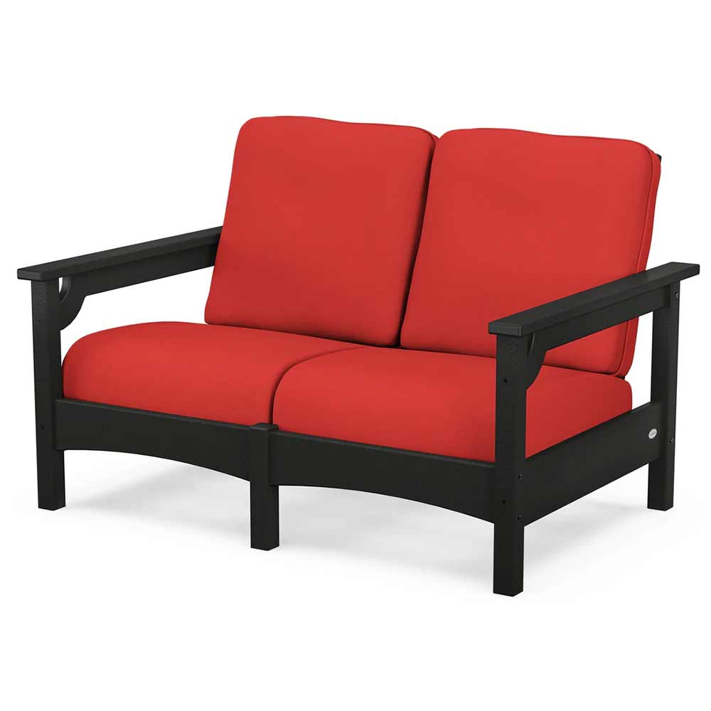 POLYWOOD® - Club Loveseat - PWCLC47GY Outdoor Furniture POLYWOOD®