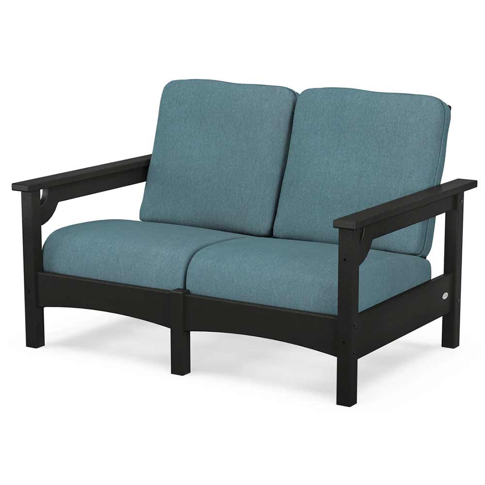 POLYWOOD® - Club Loveseat - PWCLC47GY Outdoor Furniture POLYWOOD®