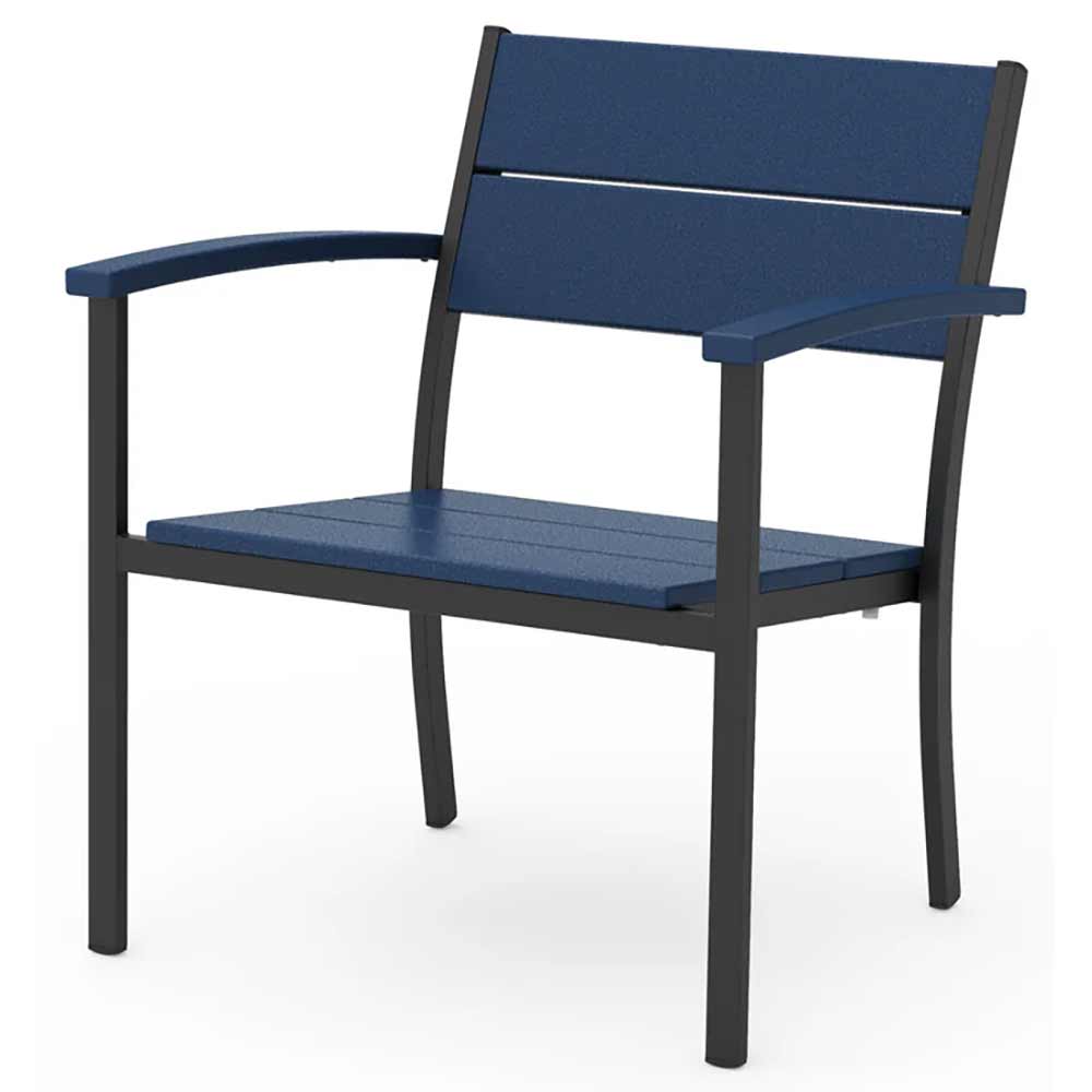 POLYWOOD® - Main Street Stacking Lounge Arm Chair - AL310
