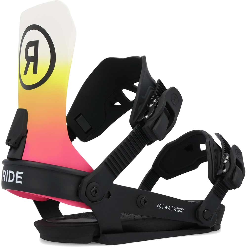 2025 Ride A-8 Snowboard Bindings *CLEARANCE* Snowboard Bindings Ride