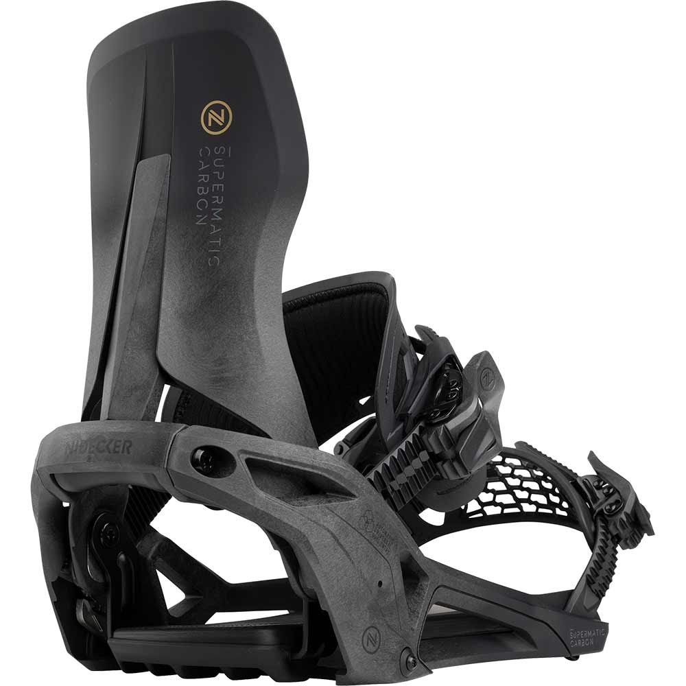 2026 Nidecker Supermatic Carbon Snowboard Bindings Snowboard Bindings Nidecker