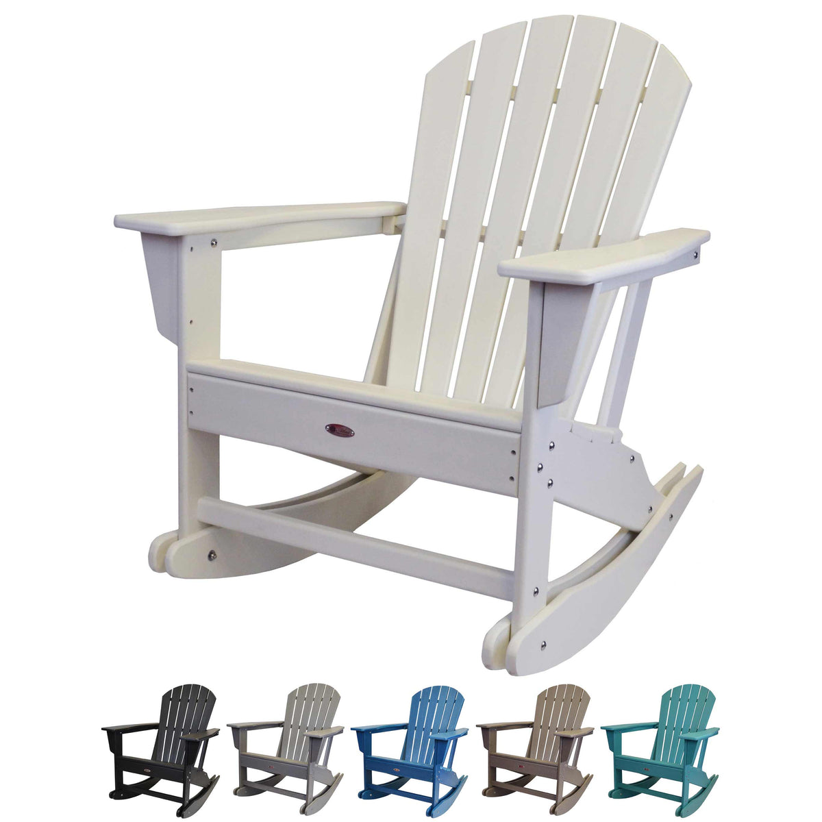 Atlas Patio Furniture - Surf City Poly Adirondack Rocking Chair