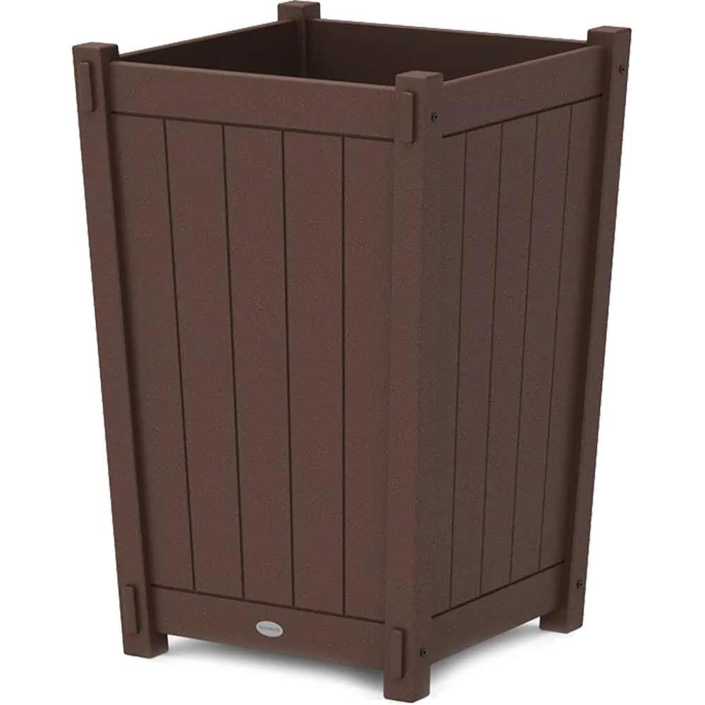 POLYWOOD® Vineyard Large Tapered Square Planter Box - 6317A Planter POLYWOOD®