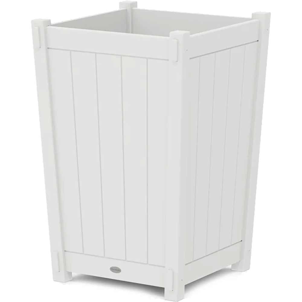 POLYWOOD® Vineyard Large Tapered Square Planter Box - 6317A Planter POLYWOOD®