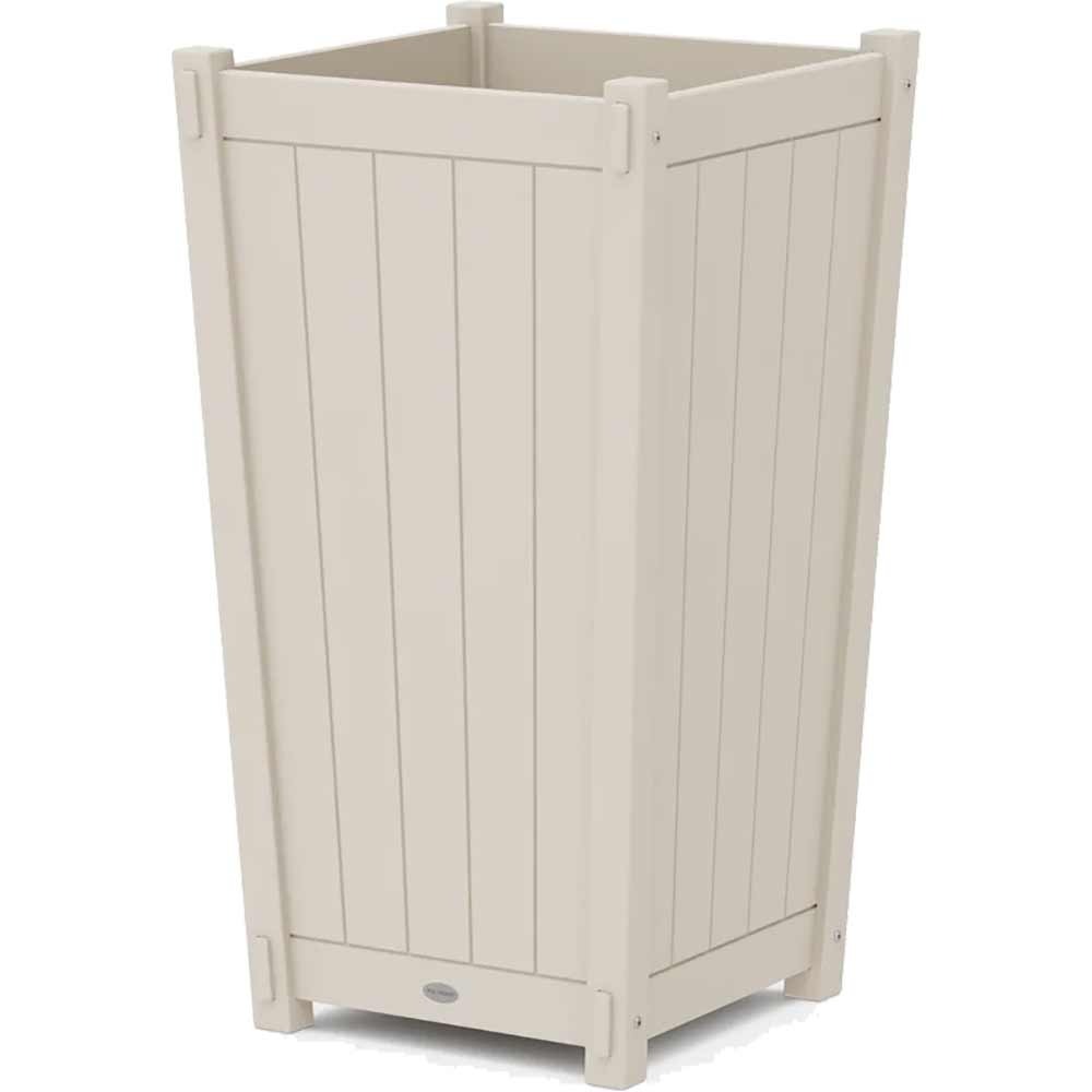 POLYWOOD® Vineyard Large Tapered Square Tall Planter Box - 6318A Planter POLYWOOD®