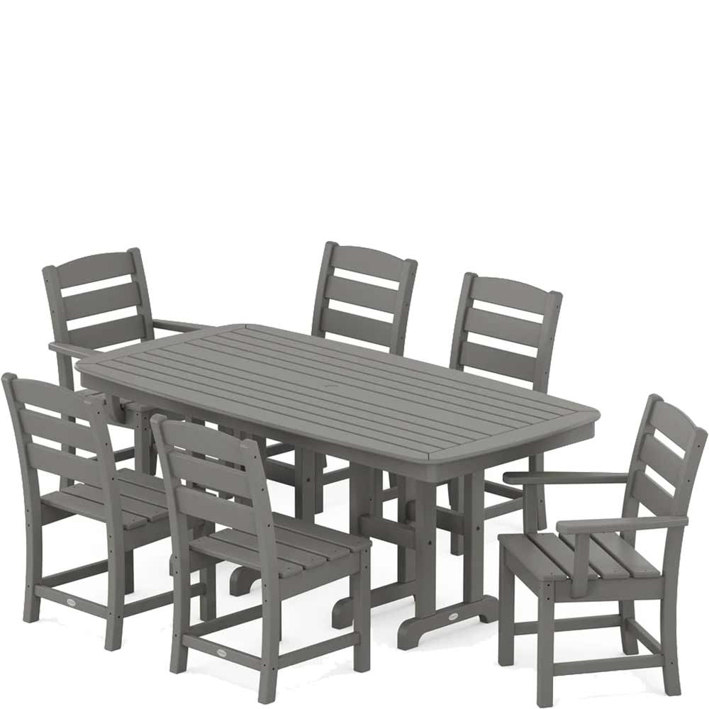 POLYWOOD® Lakeside 7-Piece Dining Set - PWS624-1 Dining Table POLYWOOD®