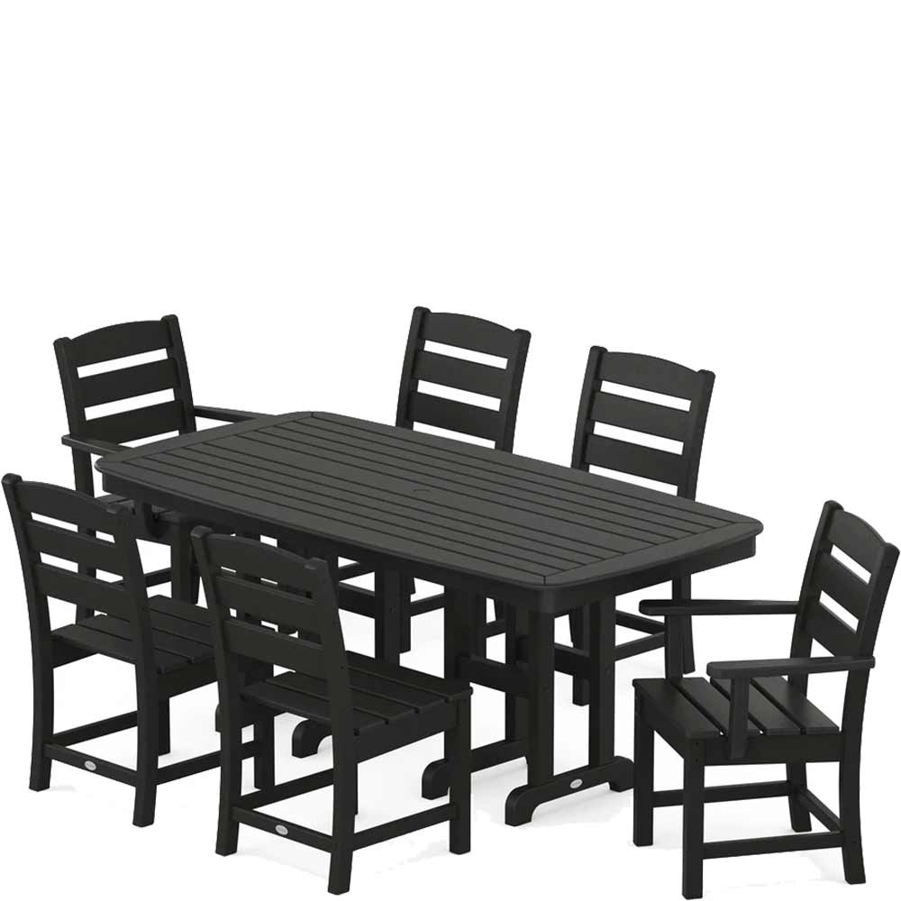 POLYWOOD® Lakeside 7-Piece Dining Set - PWS624-1 Dining Table POLYWOOD®