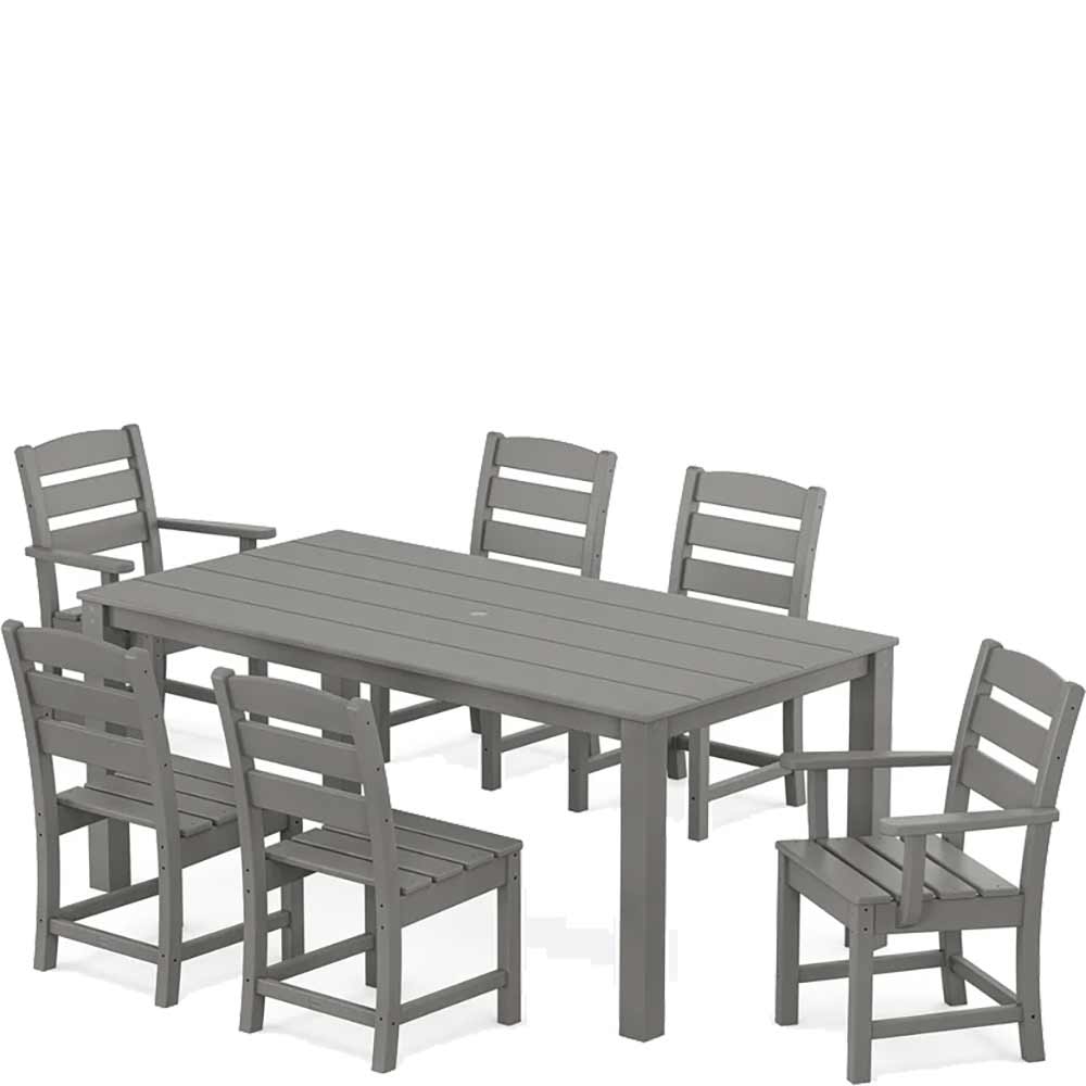 POLYWOOD® Lakeside 7-Piece Parsons Dining Set - PWS2284-1