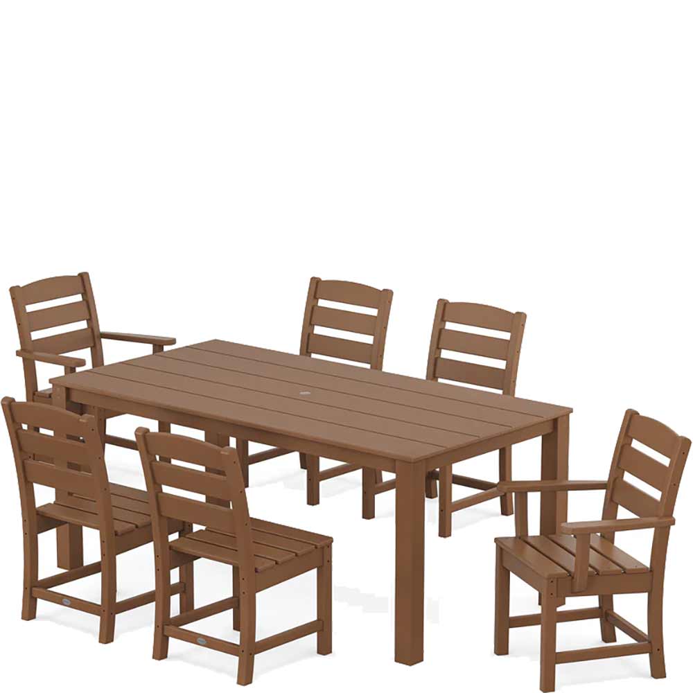 POLYWOOD® Lakeside 7-Piece Parsons Dining Set - PWS2284-1