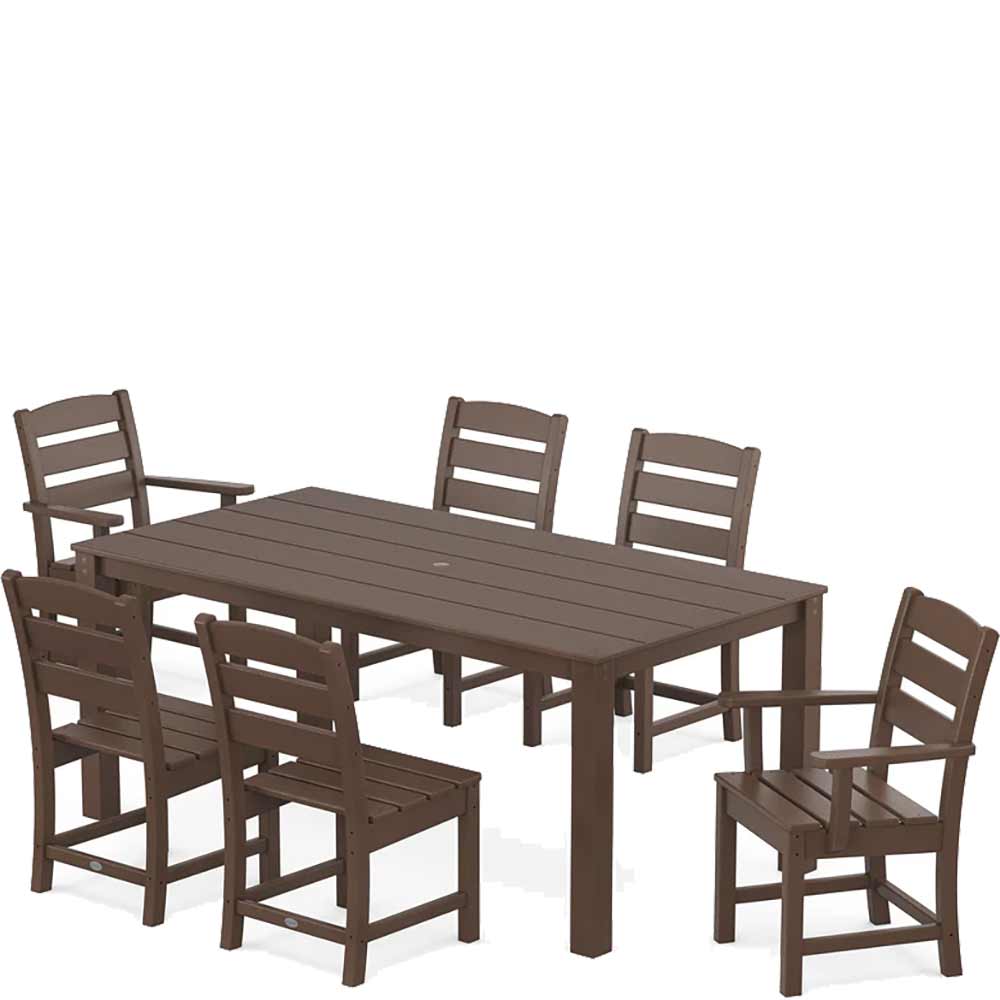 POLYWOOD® Lakeside 7-Piece Parsons Dining Set - PWS2284-1