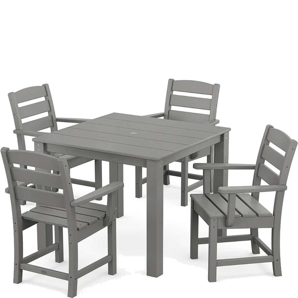 POLYWOOD® Lakeside 5-Piece Parsons Dining Set - PWS2288-1 Dining Set POLYWOOD®