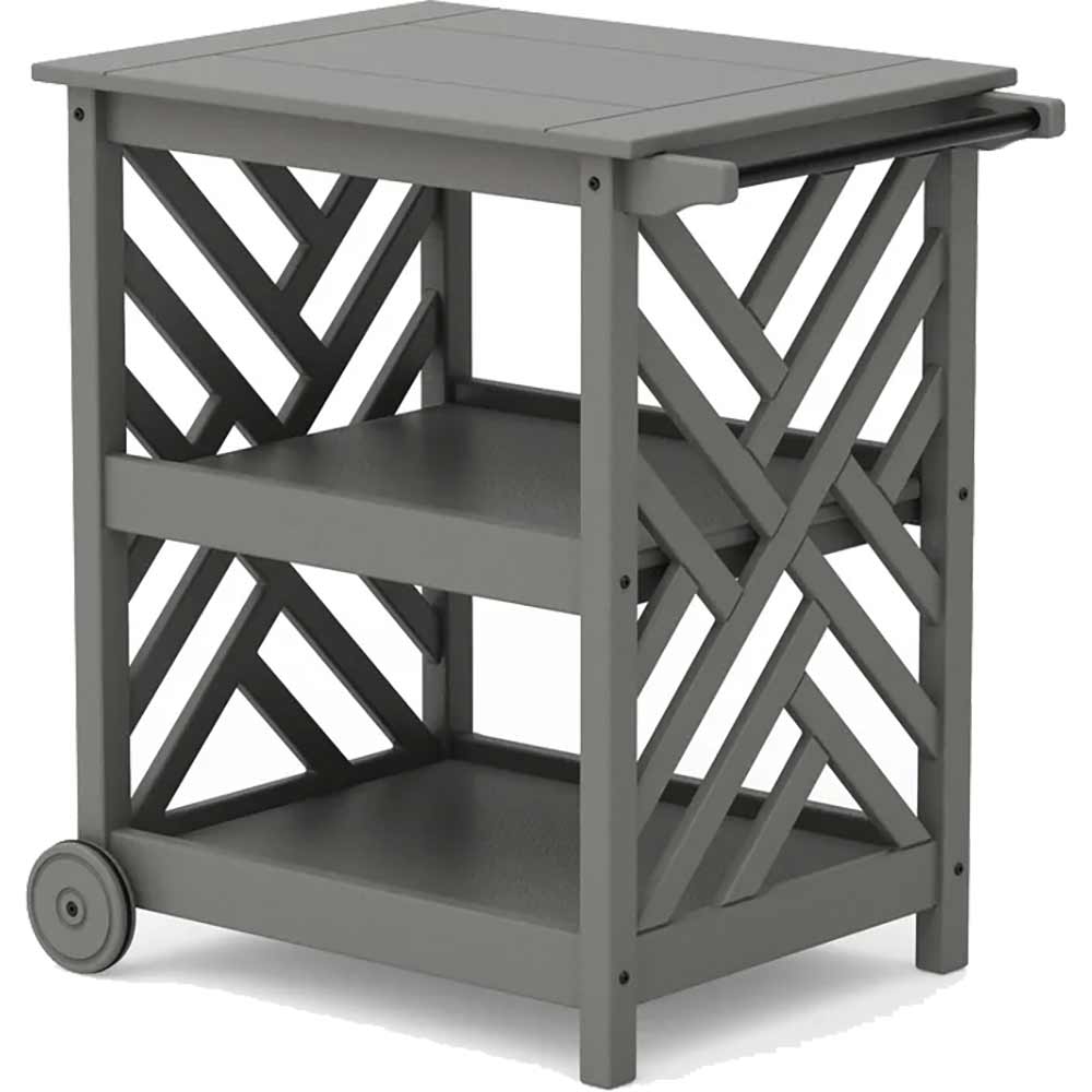 POLYWOOD® Chippendale Bar Cart - BC2302 Bar Cart POLYWOOD®