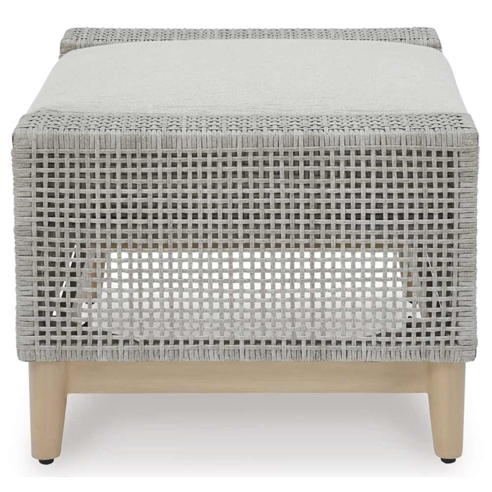 Ashley Furniture - Seton Creek Outdoor Ottoman with Cushion Ottoman Ashley Furniture