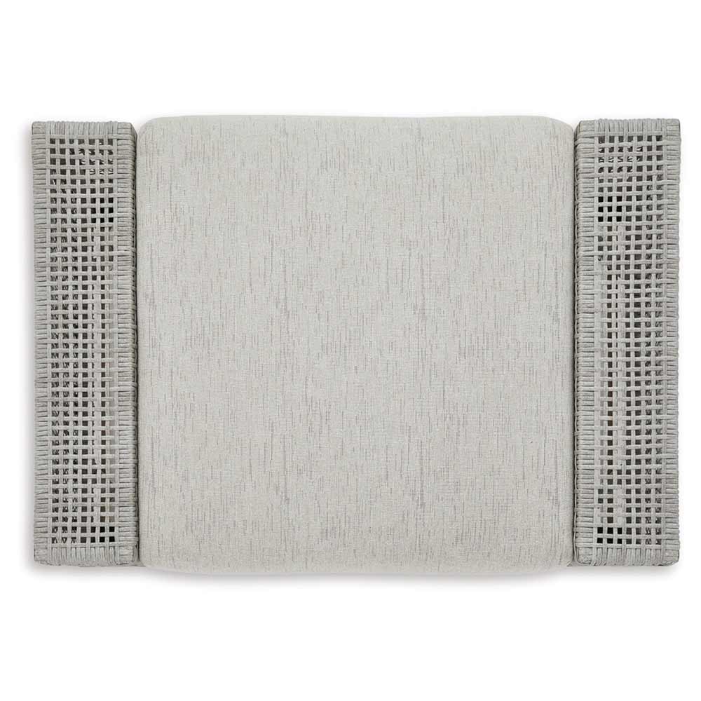 Ashley Furniture - Seton Creek Outdoor Ottoman with Cushion Ottoman Ashley Furniture