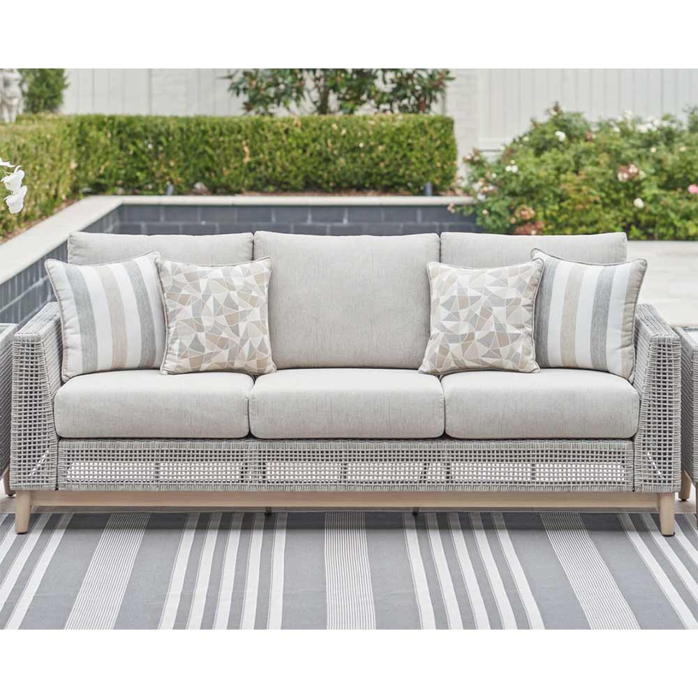Ashley Furniture - Seton Creek Outdoor Sofa with Cushion Sofa Ashley Furniture