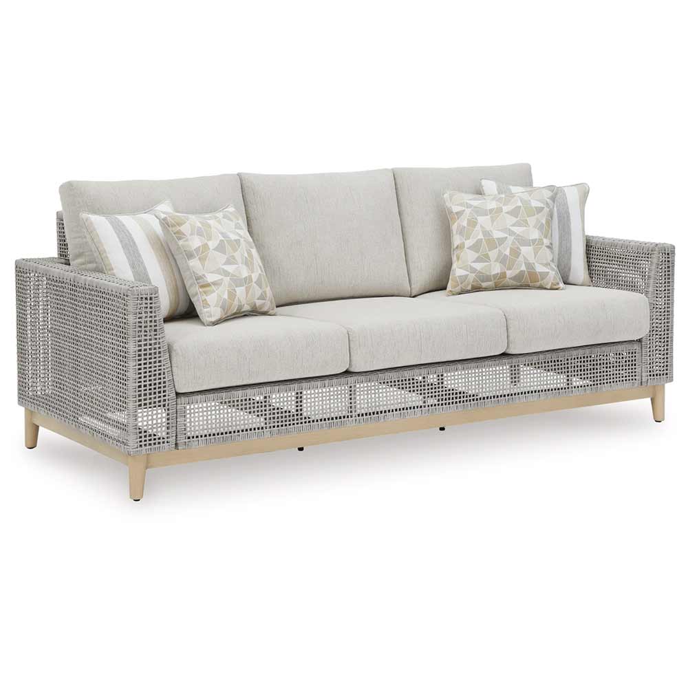 Ashley Furniture - Seton Creek Outdoor Sofa with Cushion Sofa Ashley Furniture