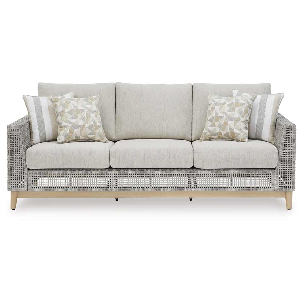 Ashley Furniture - Seton Creek Outdoor Sofa with Cushion Sofa Ashley Furniture