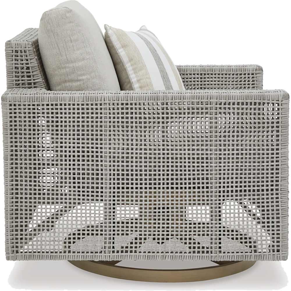 Ashley Furniture - Seton Creek Outdoor Swivel Lounge Chair Chair Ashley Furniture