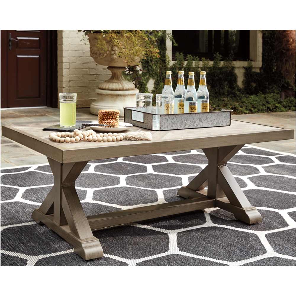 Ashley Furniture - Beachcroft Outdoor Coffee Table Coffee Table Ashley Furniture