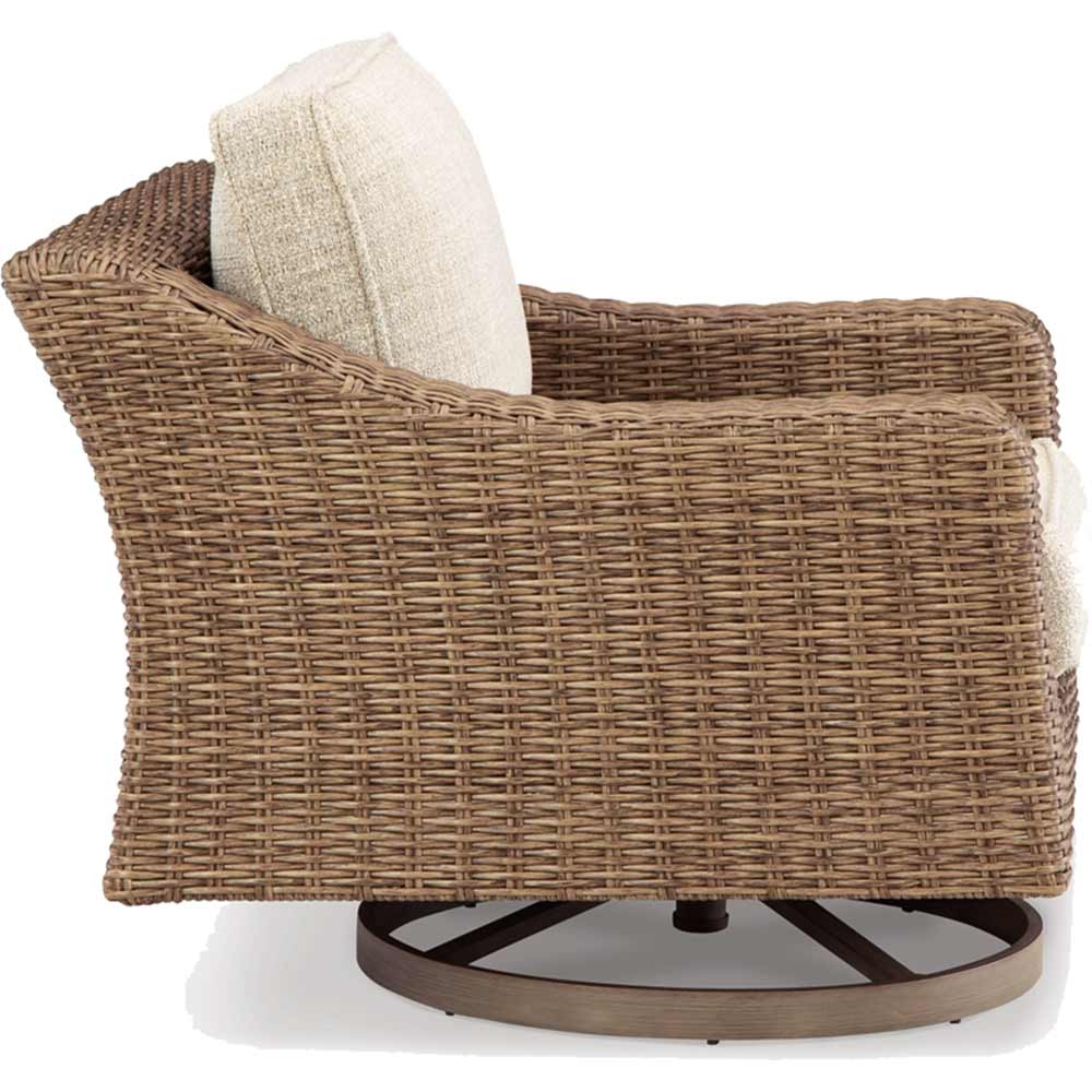 Ashley Furniture - Beachcroft Outdoor Swivel Lounge Chair Chair Ashley Furniture